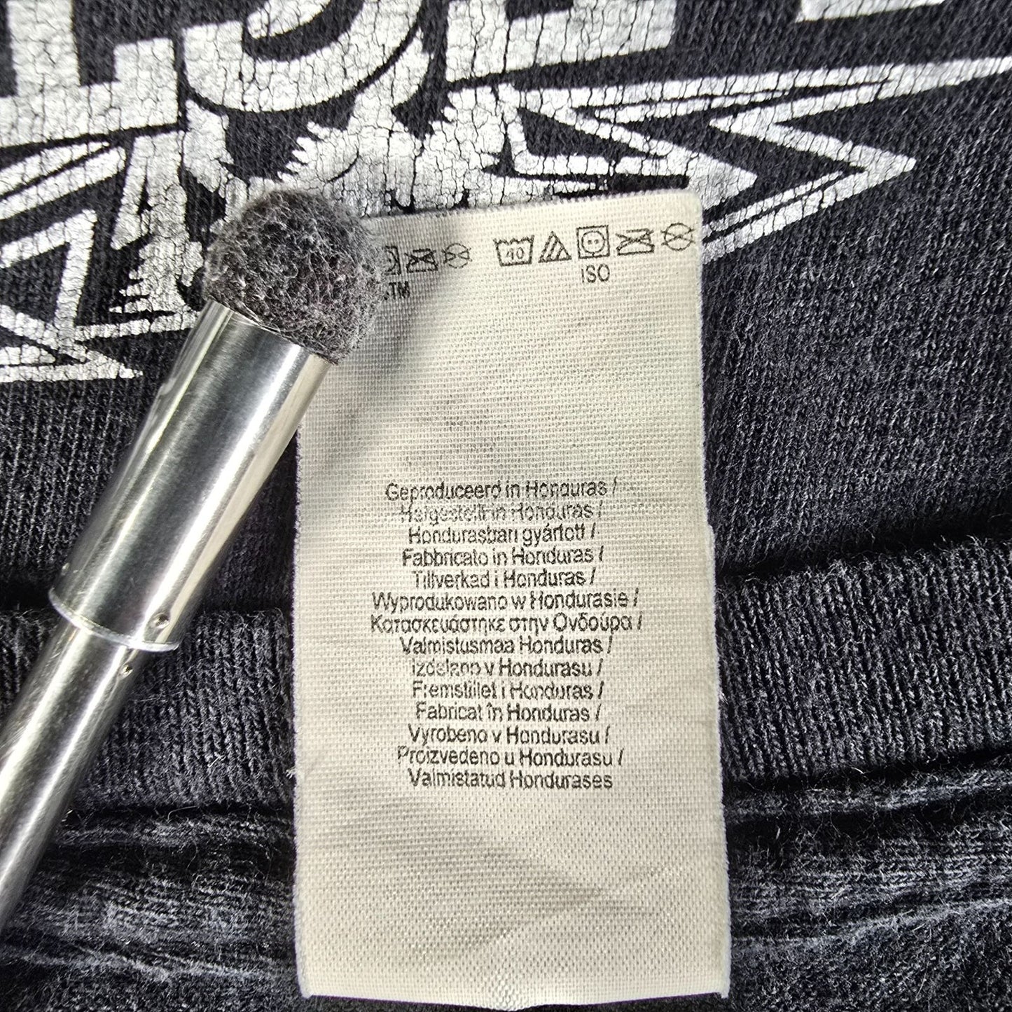 Early 2010s Gildan "Just Read It" Nike Swoosh Parody Faded Black T-Shirt (2XL)