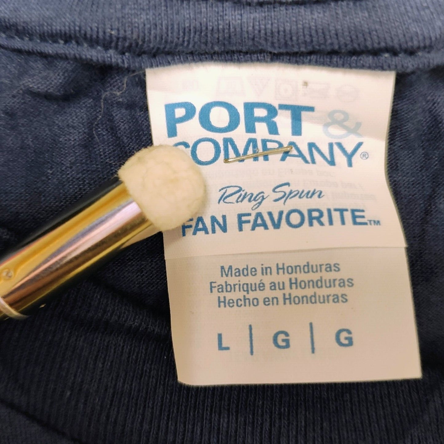 Blue "I Came I Mowed I Kick Grass" Lawn Mowing Graphic T-Shirt (Large)