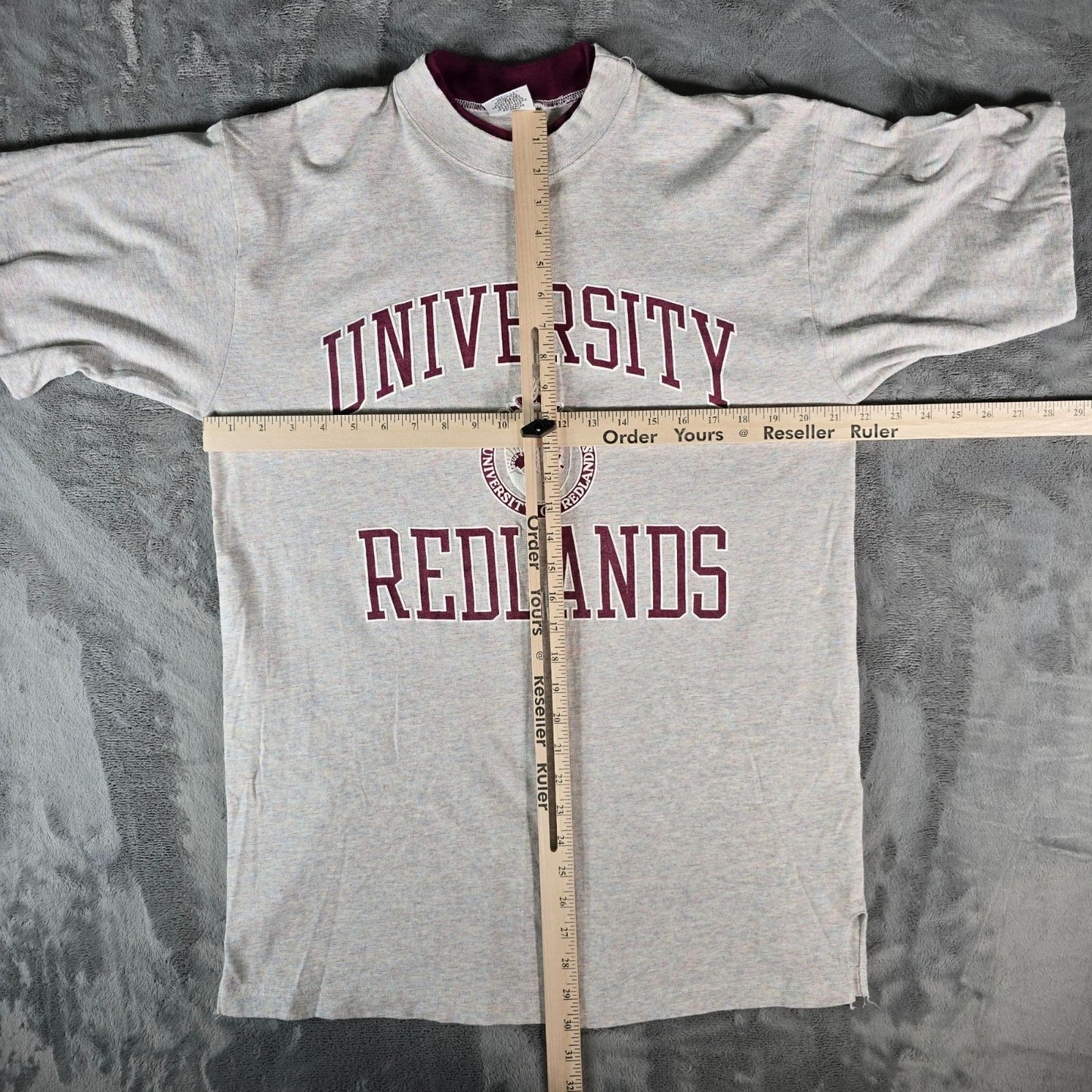Vintage 1990s Gear for Sports University of Redlands Double Collar T-Shirt (L)
