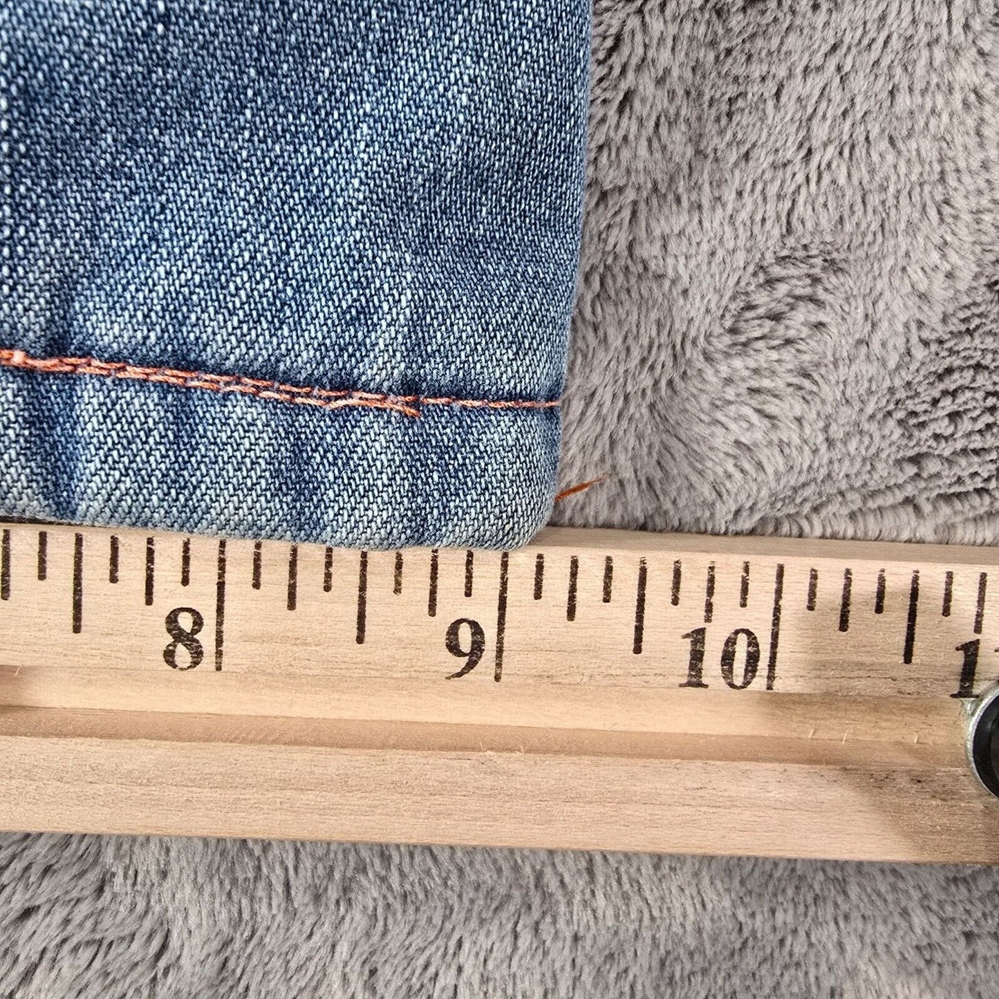 Thrashed Vintage 1970s Scovill Zipper Lined European Carpenter Jeans (36x32)