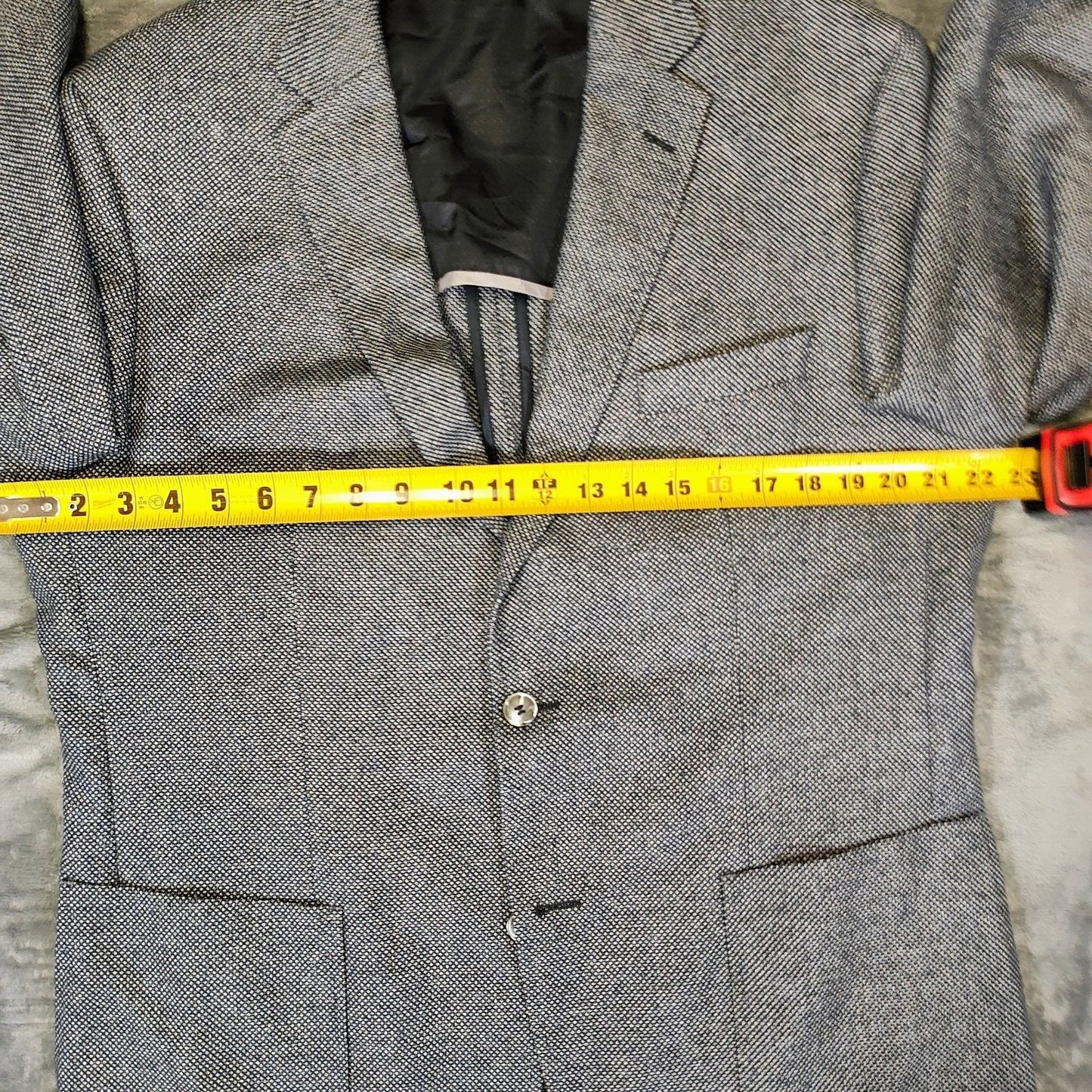 Boss Hugo Boss Janson1 Janson Blue Micro Check Sport Coat (44R)- $795 Retail