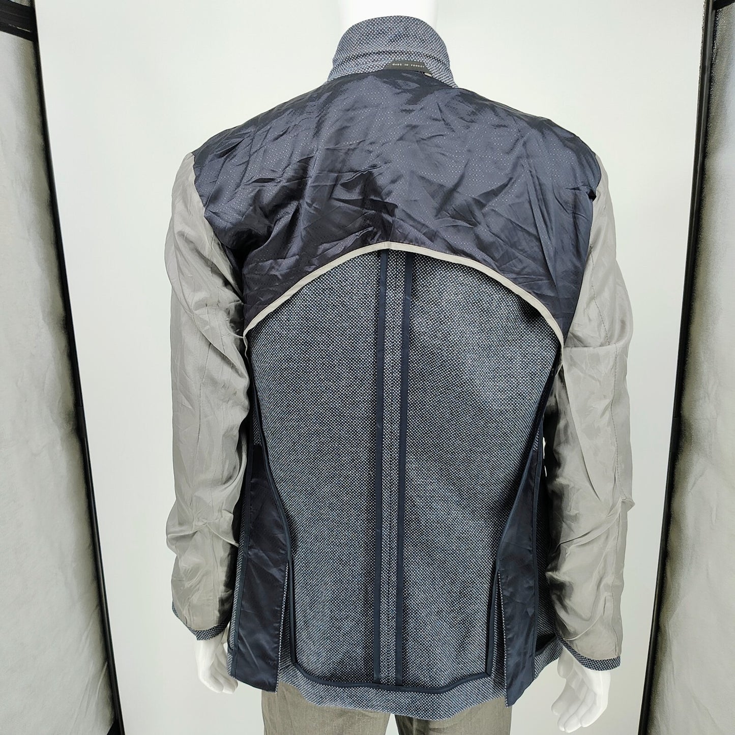 Boss Hugo Boss Janson1 Janson Blue Micro Check Sport Coat (44R)- $795 Retail