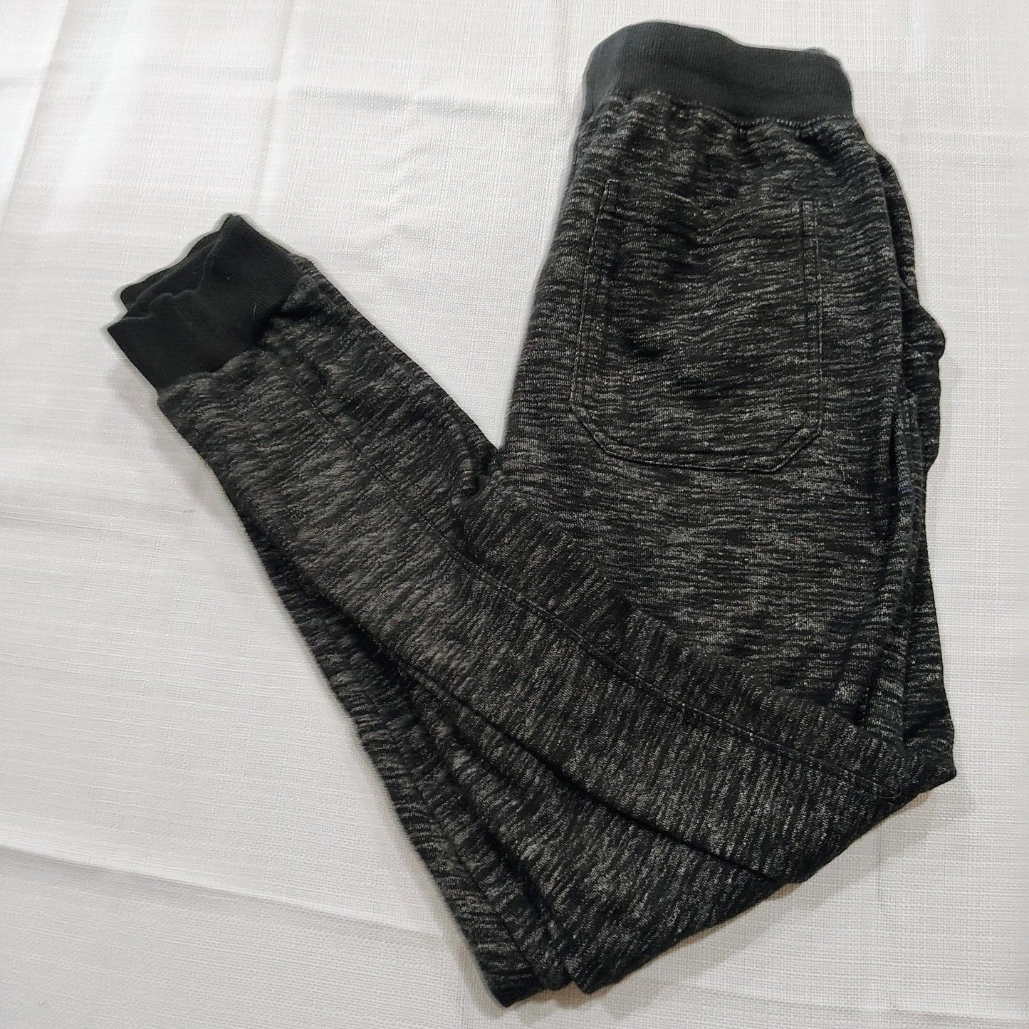 PONY Gray and Black Logo and Drawstring Sweatpants (Small)