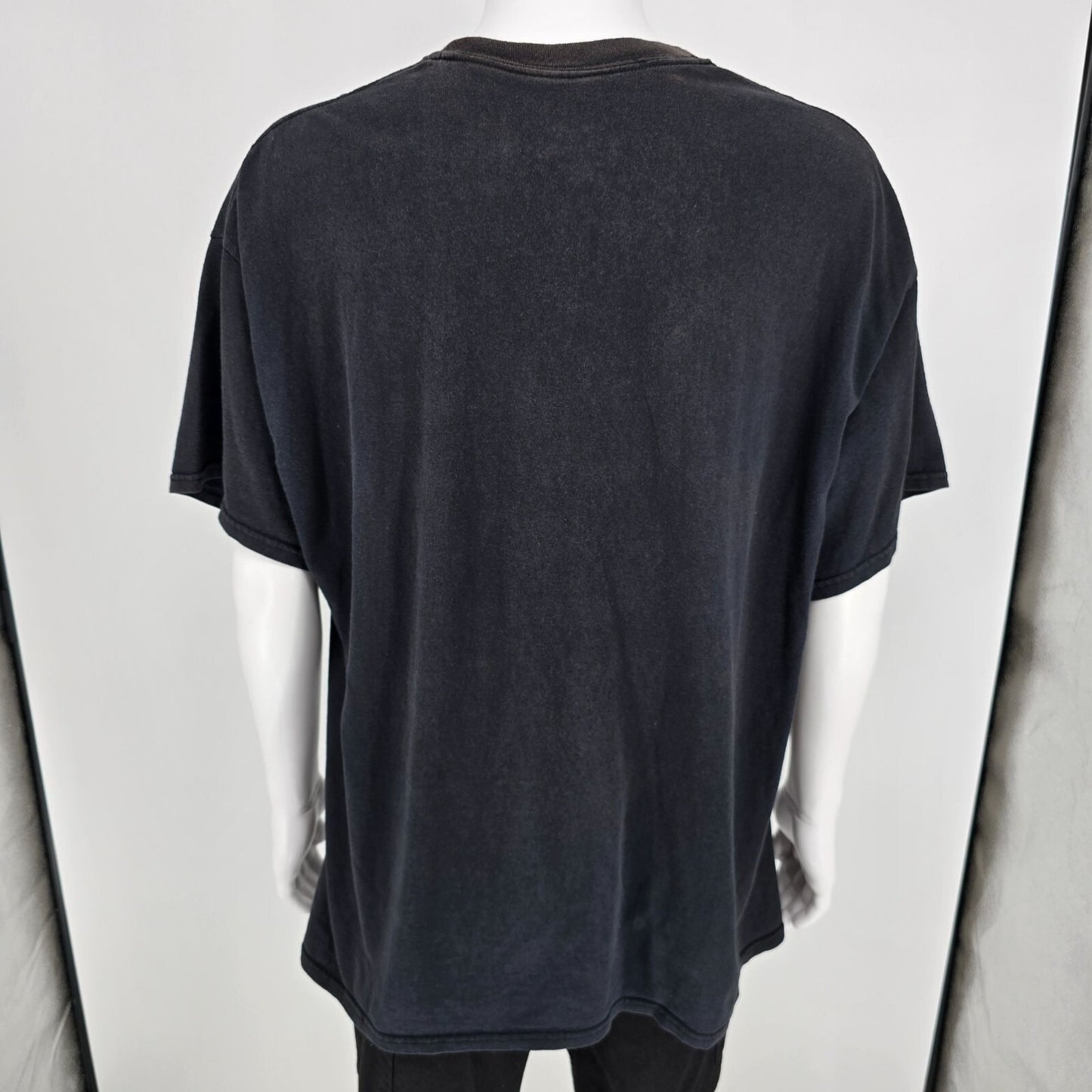 Distressed Ben Davis Workwear "Plenty Tough" Monkey Logo Graphic T-Shirt (2XL)