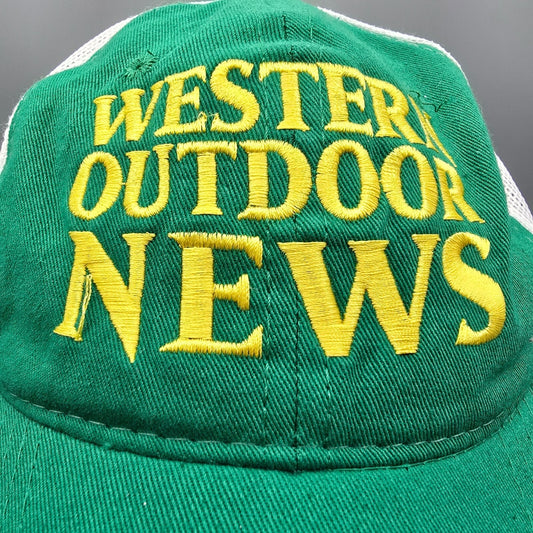 Western Outdoor News Green & White Outdoor Cap Platinum Series Baseball Dad Cap