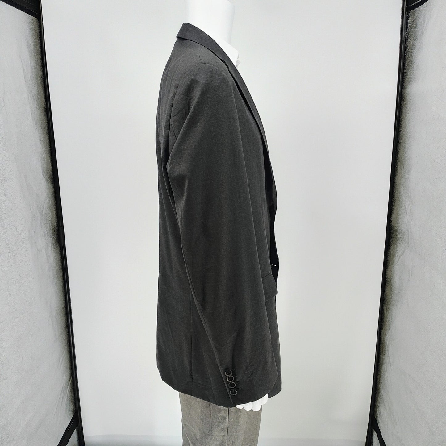 Boss Hugo Boss Charcoal Pasolini/Movie US_1 Suit Jacket Sport Coat Blazer (42L)