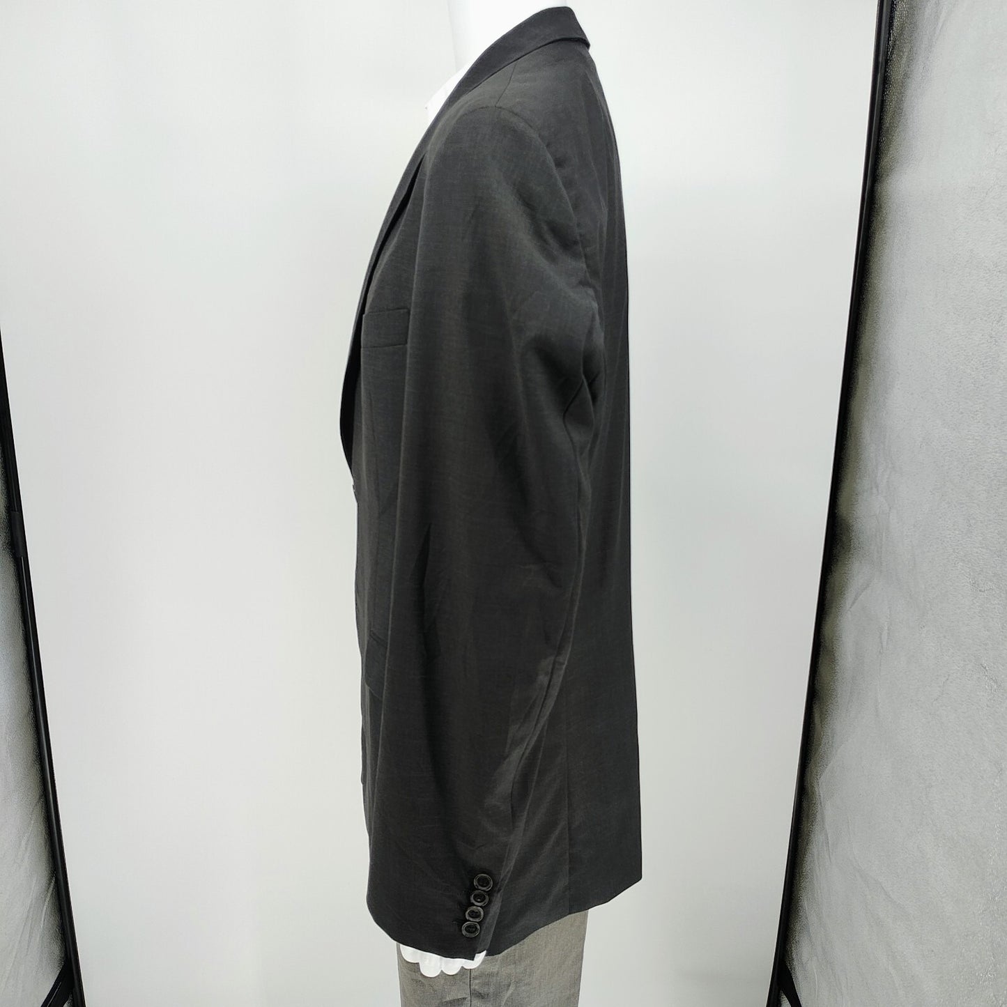 Boss Hugo Boss Charcoal Pasolini/Movie US_1 Suit Jacket Sport Coat Blazer (42L)