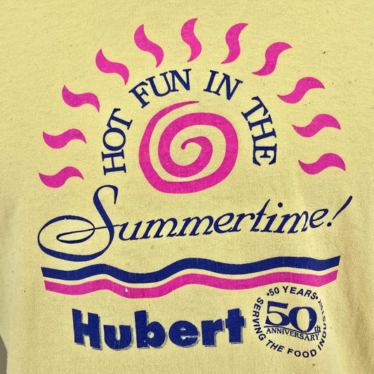Distressed Vintage 1996 Hanes Hubert Company 50th Anniversary T-Shirt (XL)