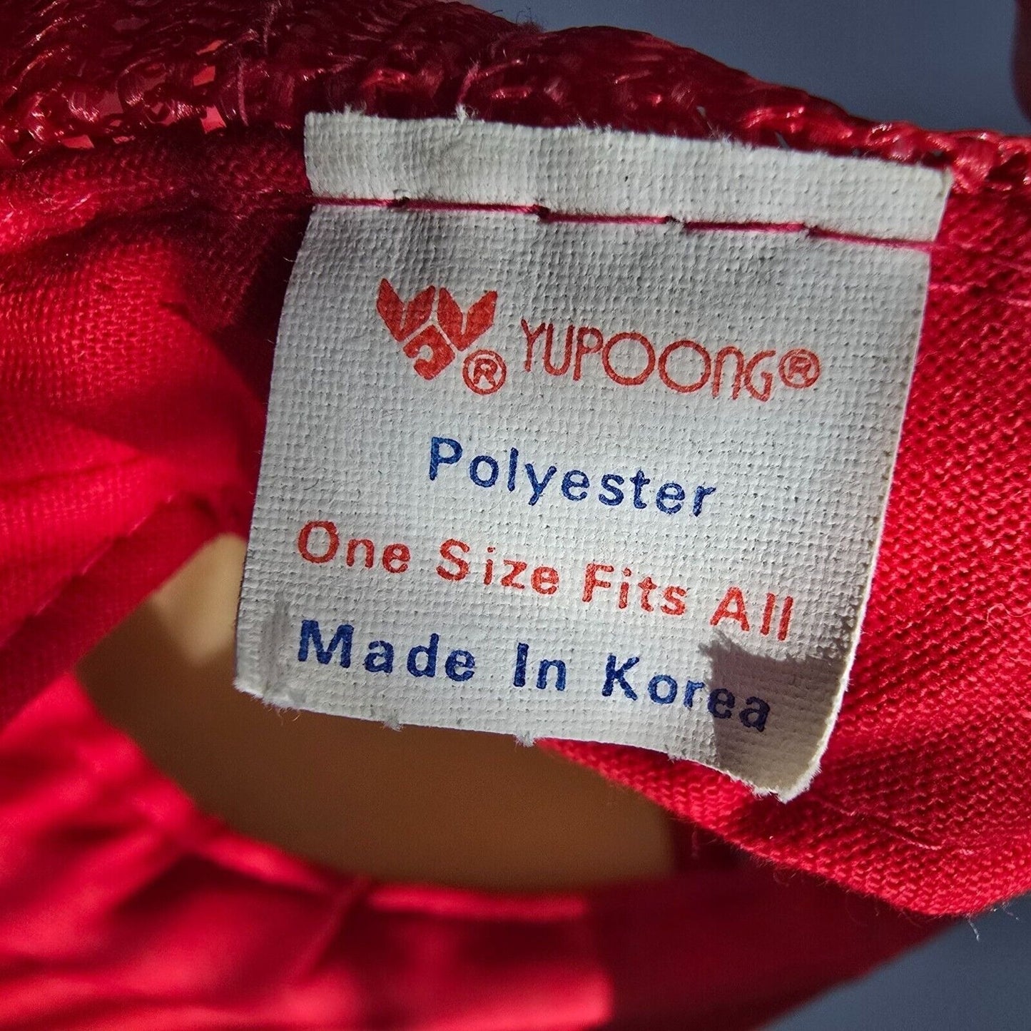 Vintage Distressed 1980s The Farmer Magazine Red & White Yupoong Trucker Hat