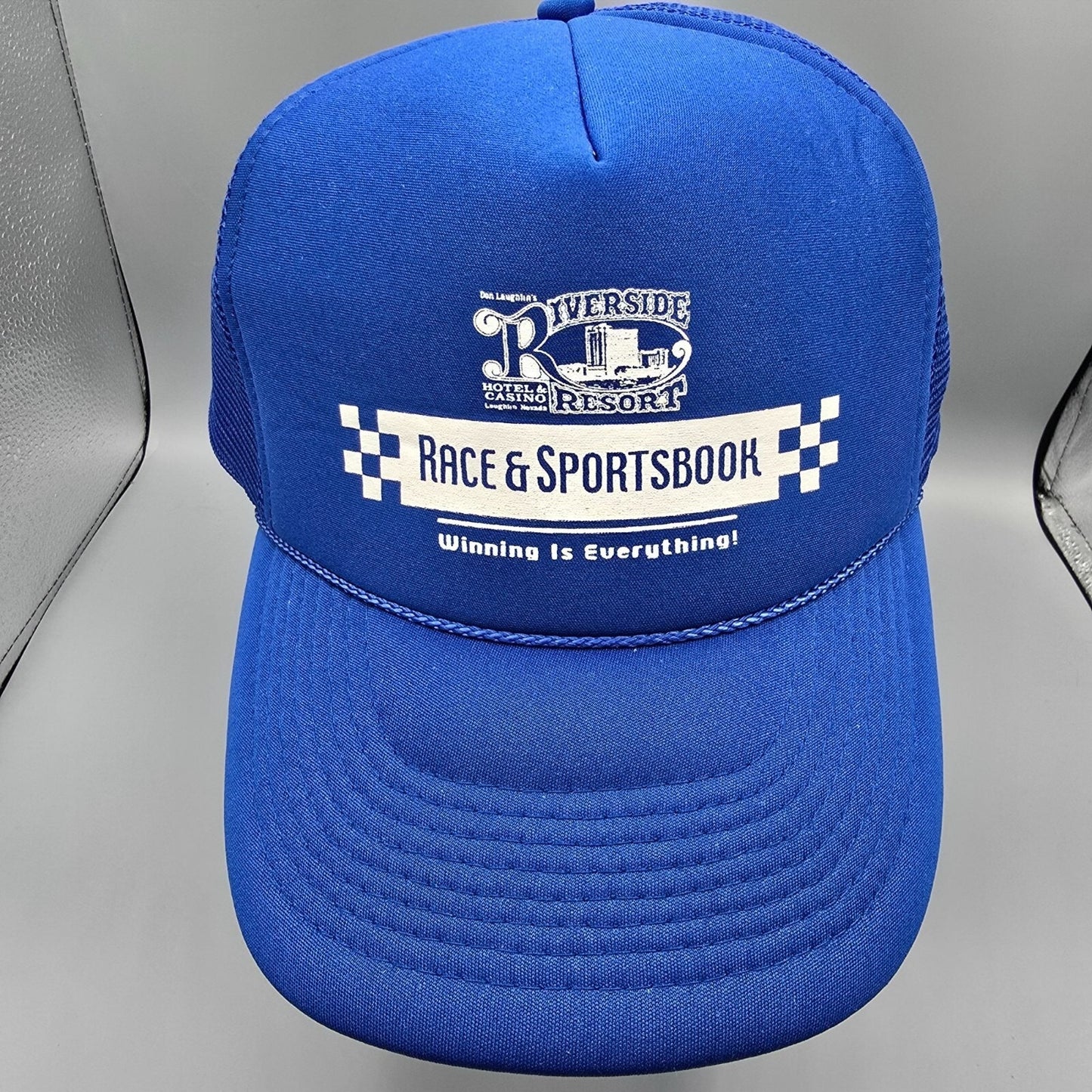 Don Laughlin's Riverside Resort Hotel & Casino Laughlin Nevada Blue Trucker Hat