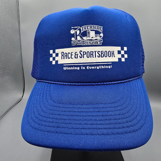 Don Laughlin's Riverside Resort Hotel & Casino Laughlin Nevada Blue Trucker Hat