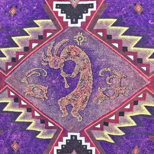 2010s Gildan Ultra Cotton Kokopelli Arizona Acid Wash Graphic T-Shirt (M)