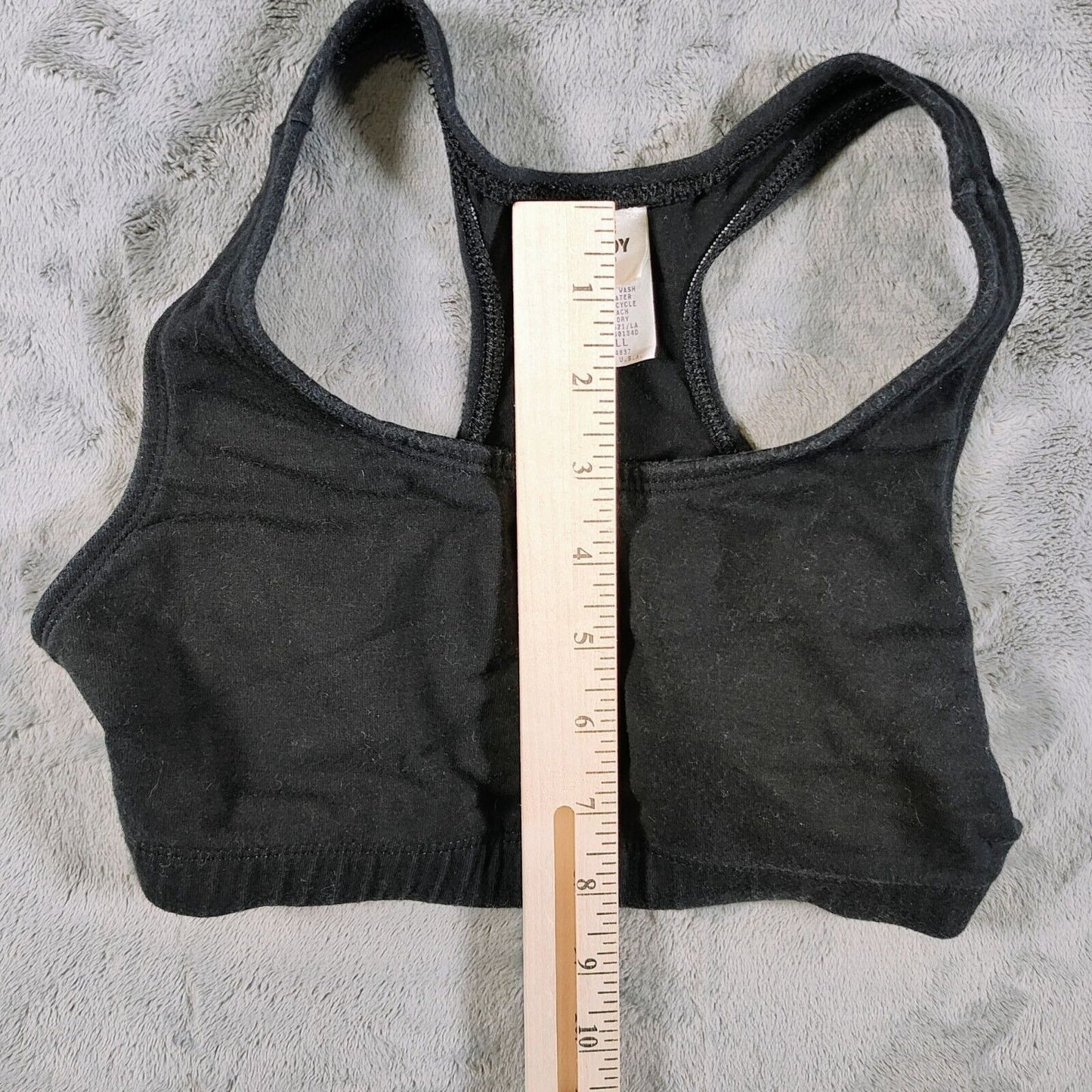 Vintage 1980s The Body Co. Womens Black Spandex Sports Bra & Shorts Set (Small)