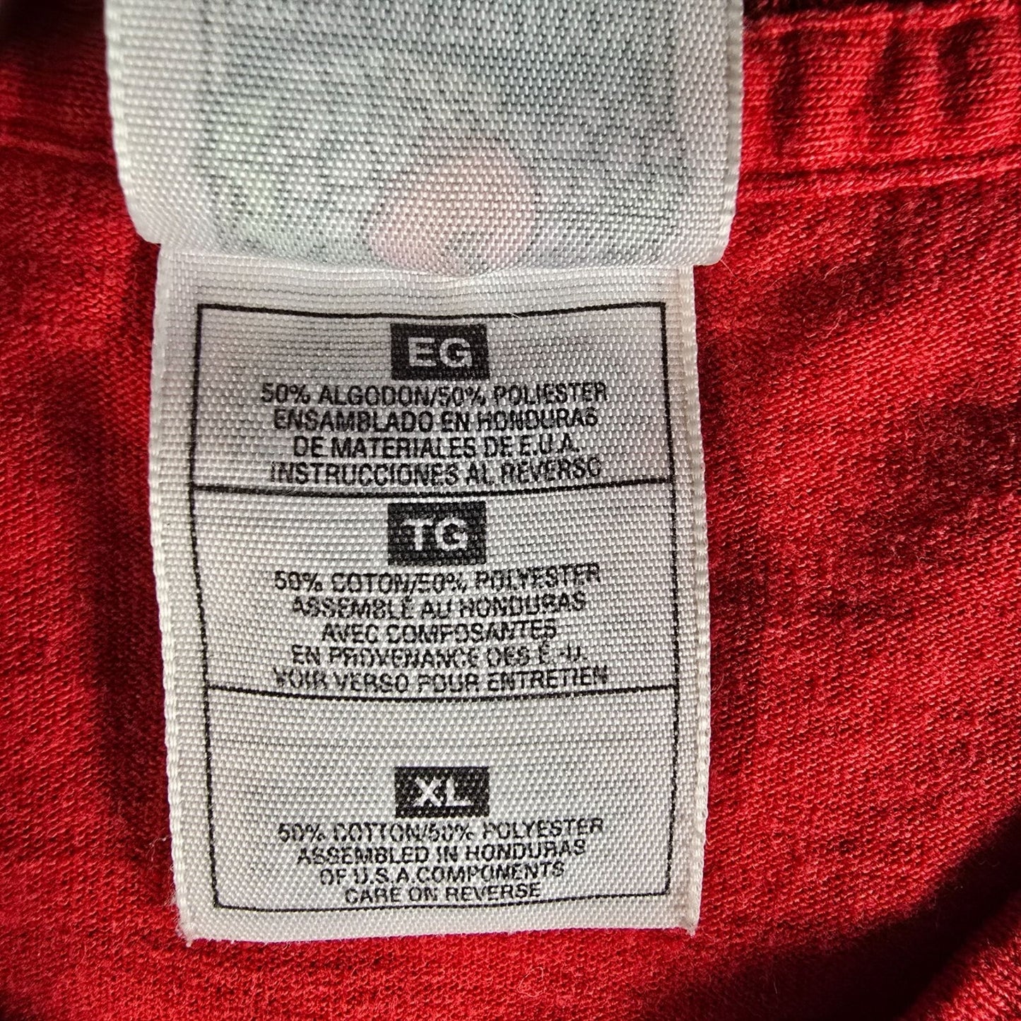 Vintage 1990s Troop 556 Meza Arizona Boy Scouts Single Stitch Red T-Shirt (XL)