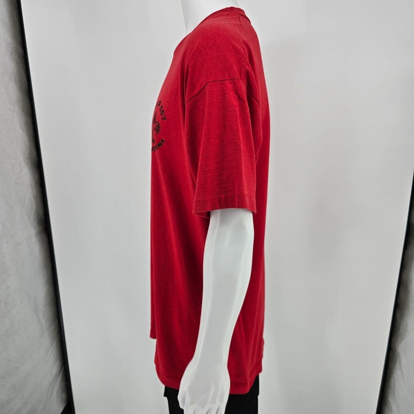 Vintage 1990s Troop 556 Meza Arizona Boy Scouts Single Stitch Red T-Shirt (XL)