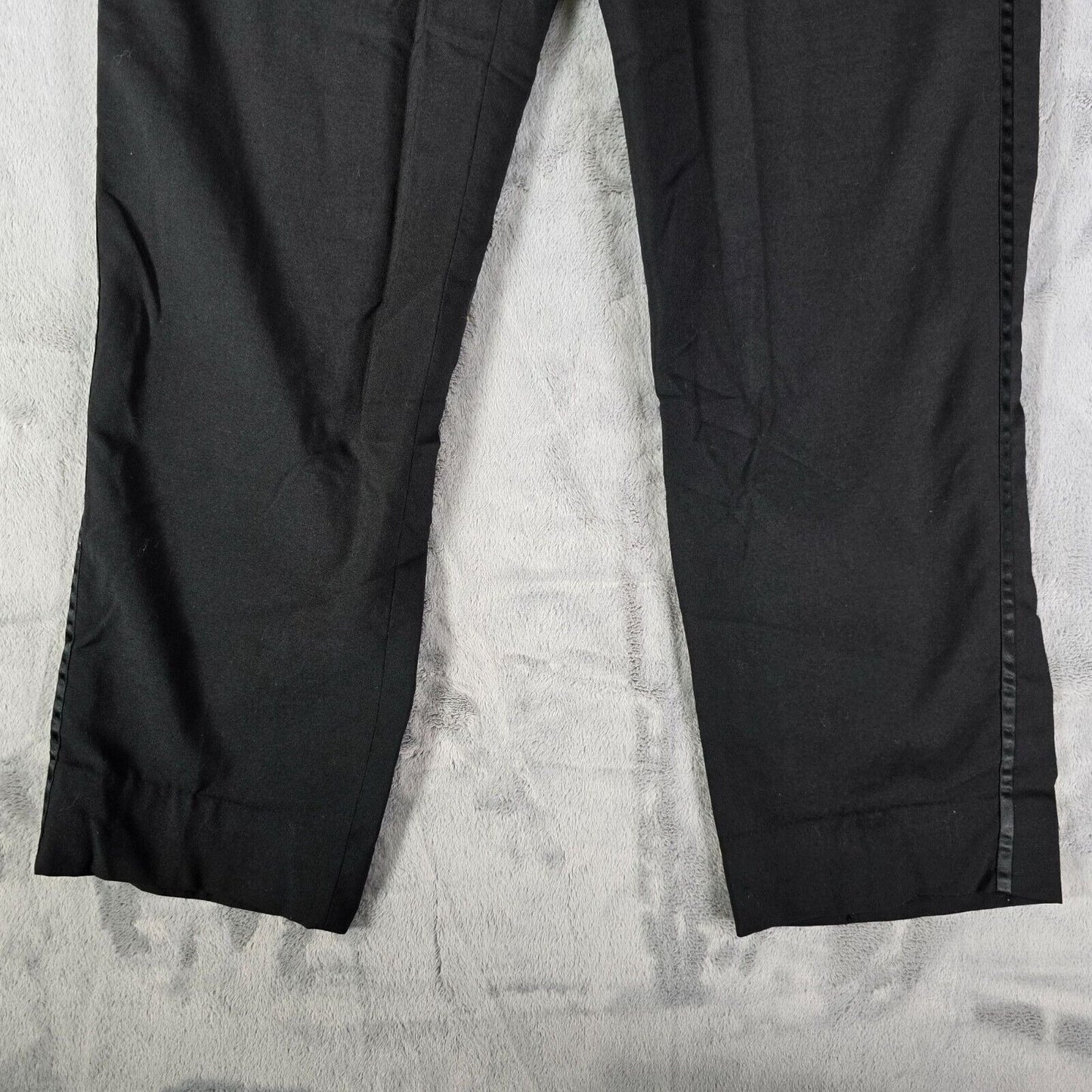 Vintage 1964 Ellis & Violante Philadelphia, PA Black Tuxedo Pants (28x28)