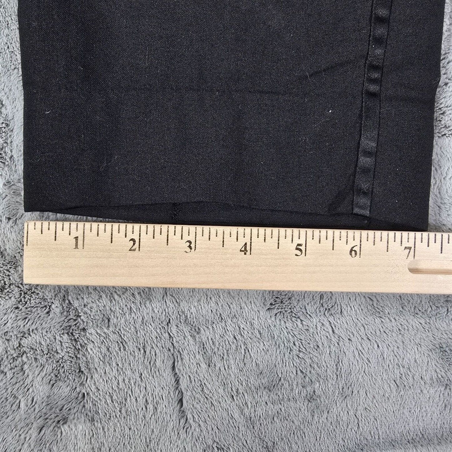 Vintage 1964 Ellis & Violante Philadelphia, PA Black Tuxedo Pants (28x28)
