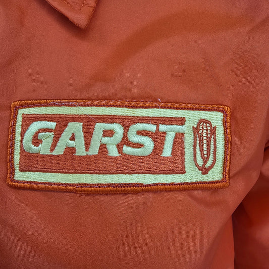 Vintage 1970s Swingster Garst Seed Company Nylon Windbreaker Jacket (M)
