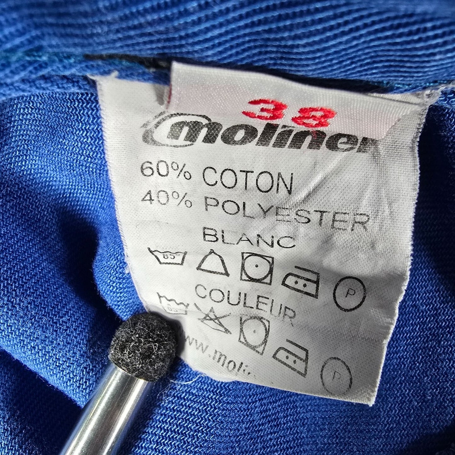 2011 Thrashed Molinel France Mens Blue Painter' s Workwear Cargo Pants (29x30)