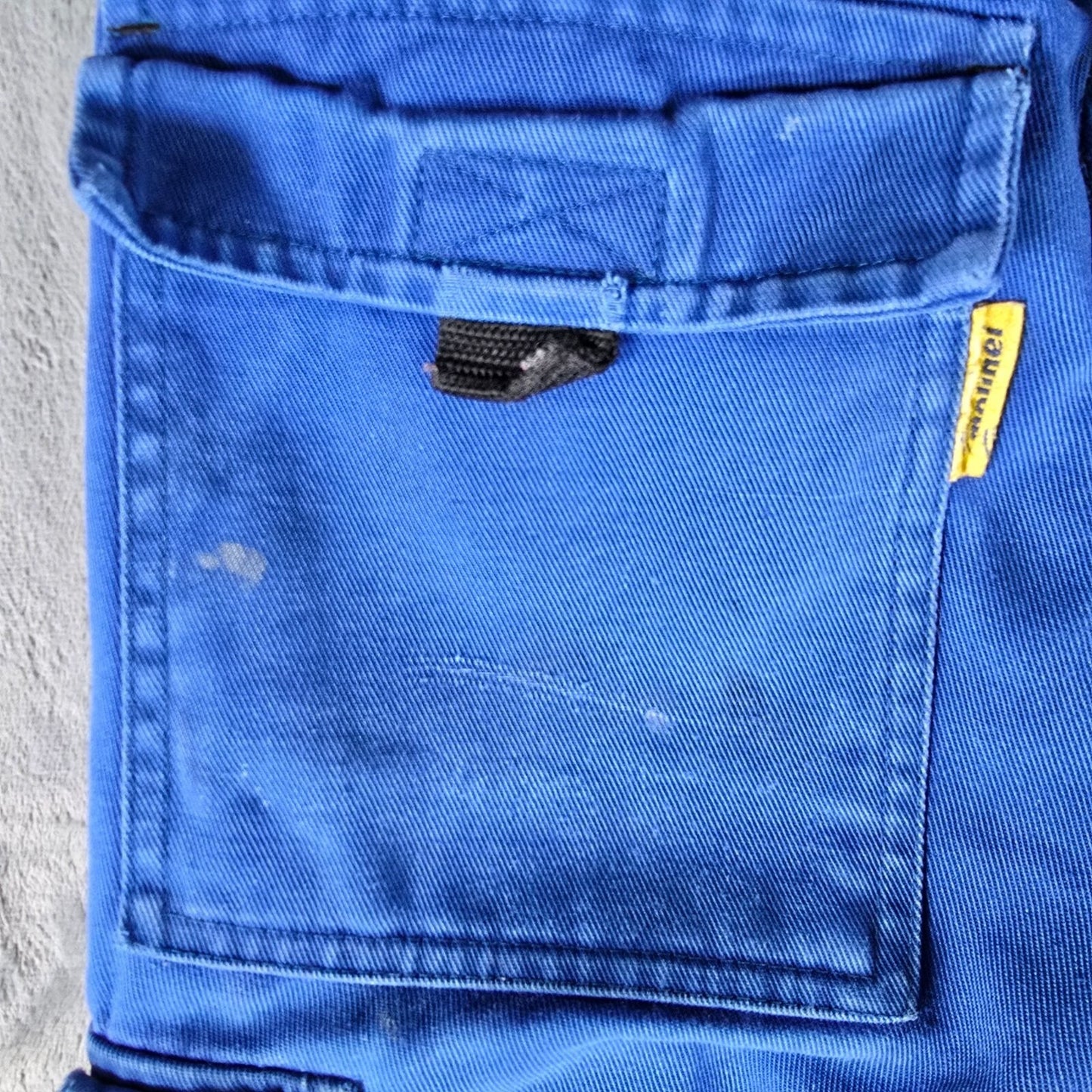 2011 Thrashed Molinel France Mens Blue Painter' s Workwear Cargo Pants (29x30)