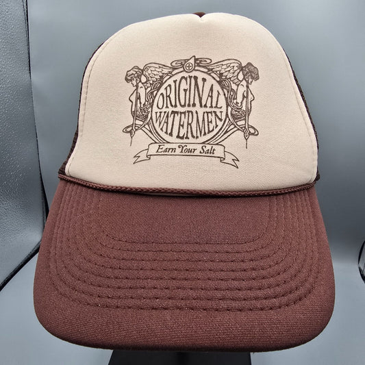 Original Watermen Lifeguard Gear "Earn Your Salt" Mesh Back Otto Trucker Hat