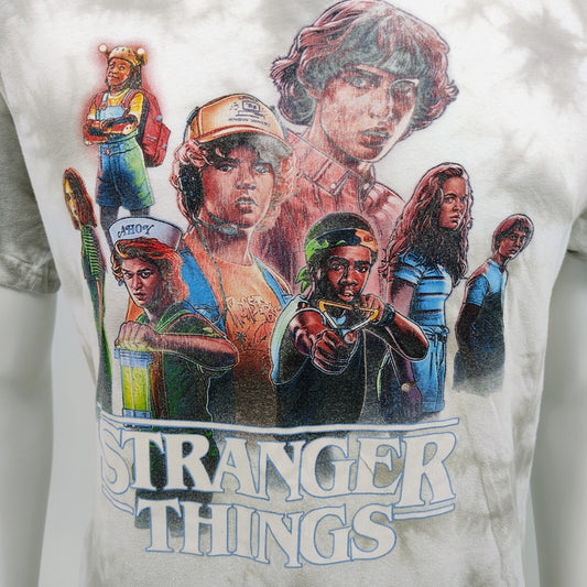 Womens Stranger Things Tie-Dye Graphic T-Shirt (L) *FLAWS*
