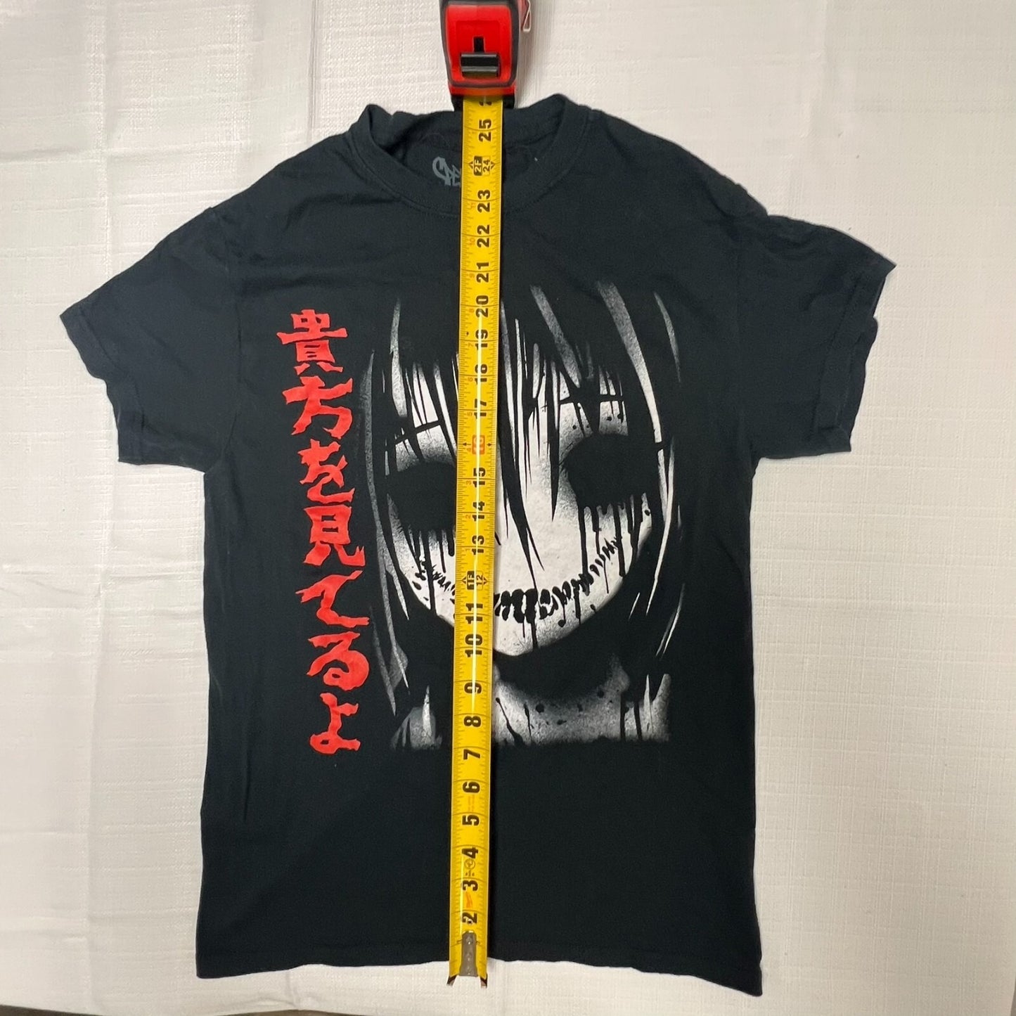 Spencer's "Watching you Creeps" Black Graphic Kanki T-Shirt (Small)
