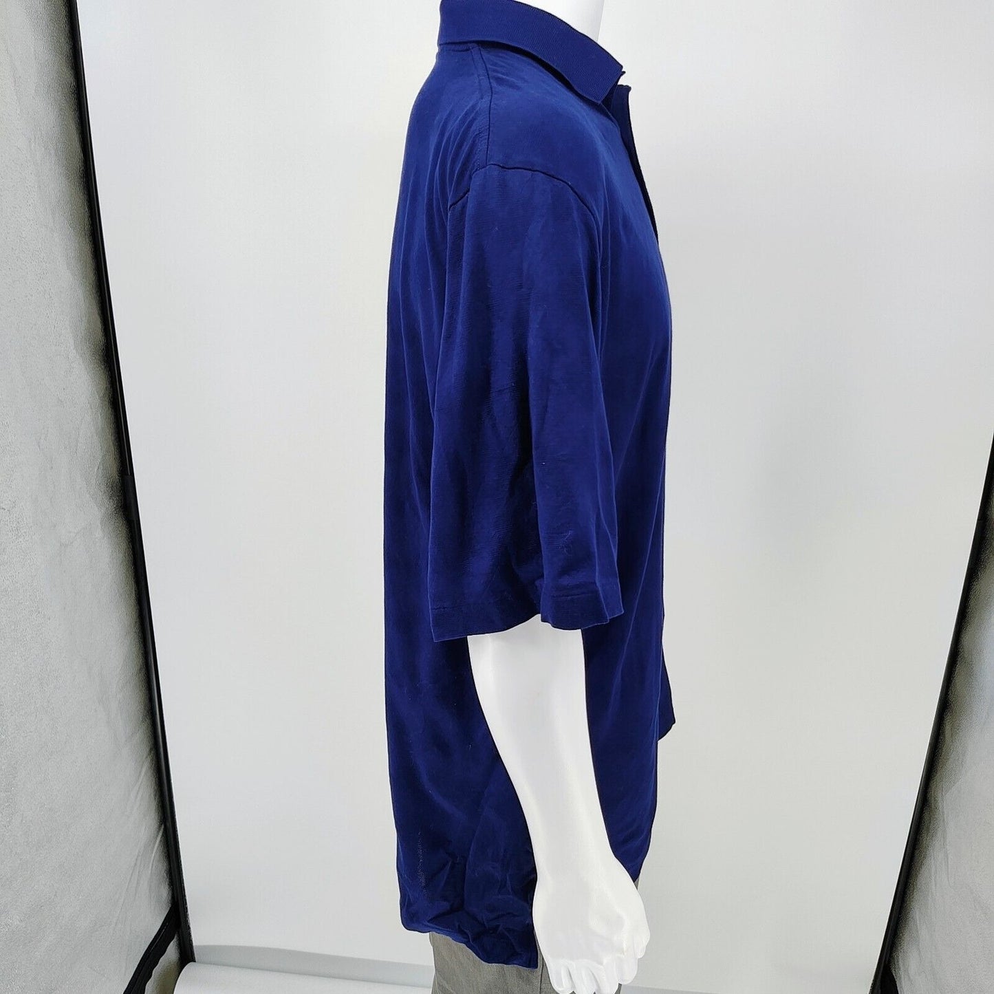 Vintage Polo Golf Ralph Lauren Blue Argyle/Diamond Pattern Polo (Large)