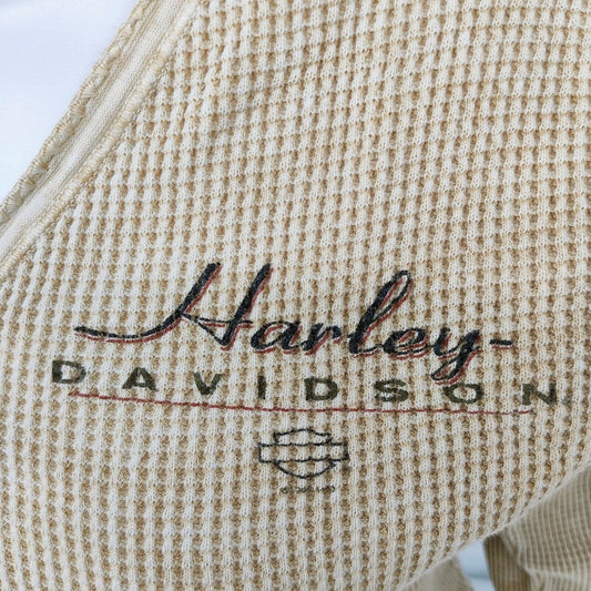 Vintage 1990s Womens Harley-Davidson St. Paul Minnesota Thermal Top (S)