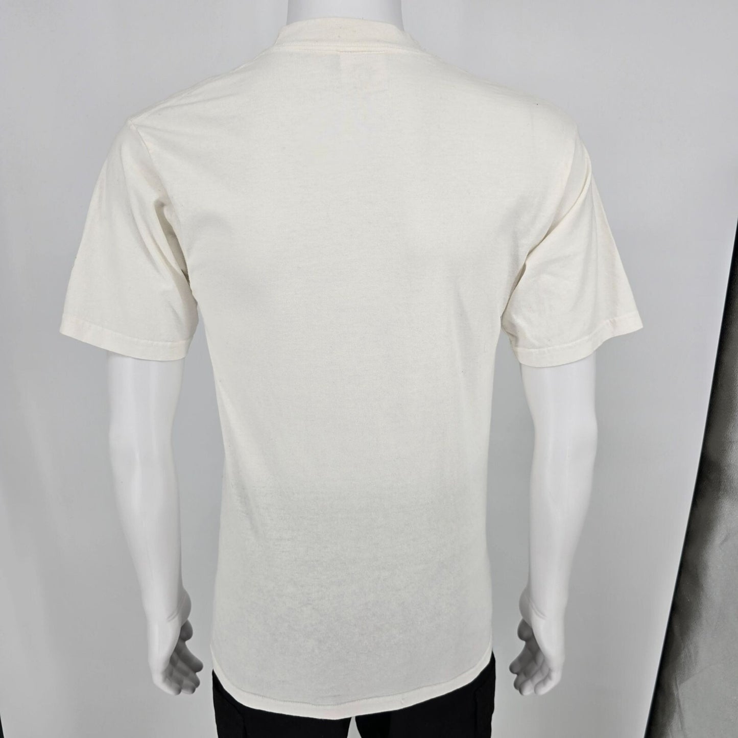 Vintage 1990s Official All Star Cafe Atlanta White Cotton Logo T-Shirt (Small)