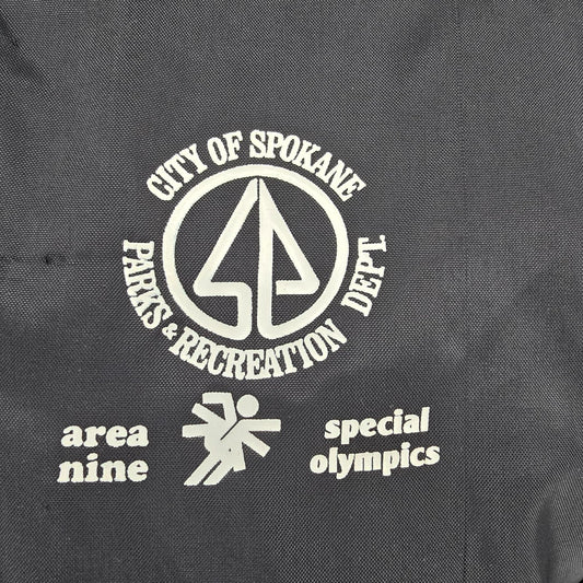 Vintage 1990s "Spokane Blades" Special Olympics Speed Skating Bomber Jacket (S)