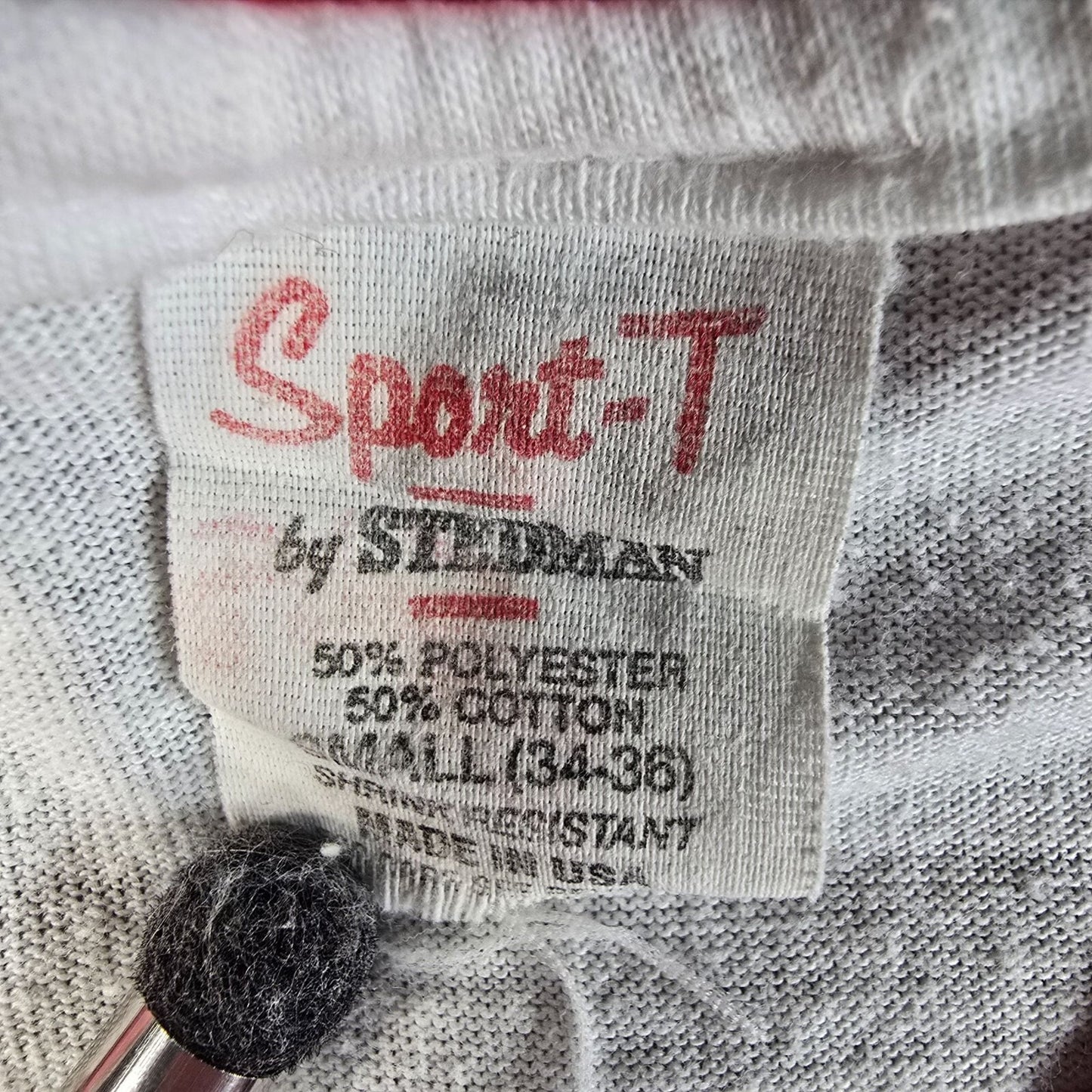 Vintage 1980s St. Odilo Soccer #9 Vintage Soccer Jersey Ringer Tee T=Shirt (XS)