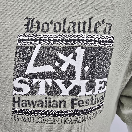 Vintage 1994 Ho'olaule'a Hawaiian Festival L.A. Style Lawndale CA T-Shirt (L)