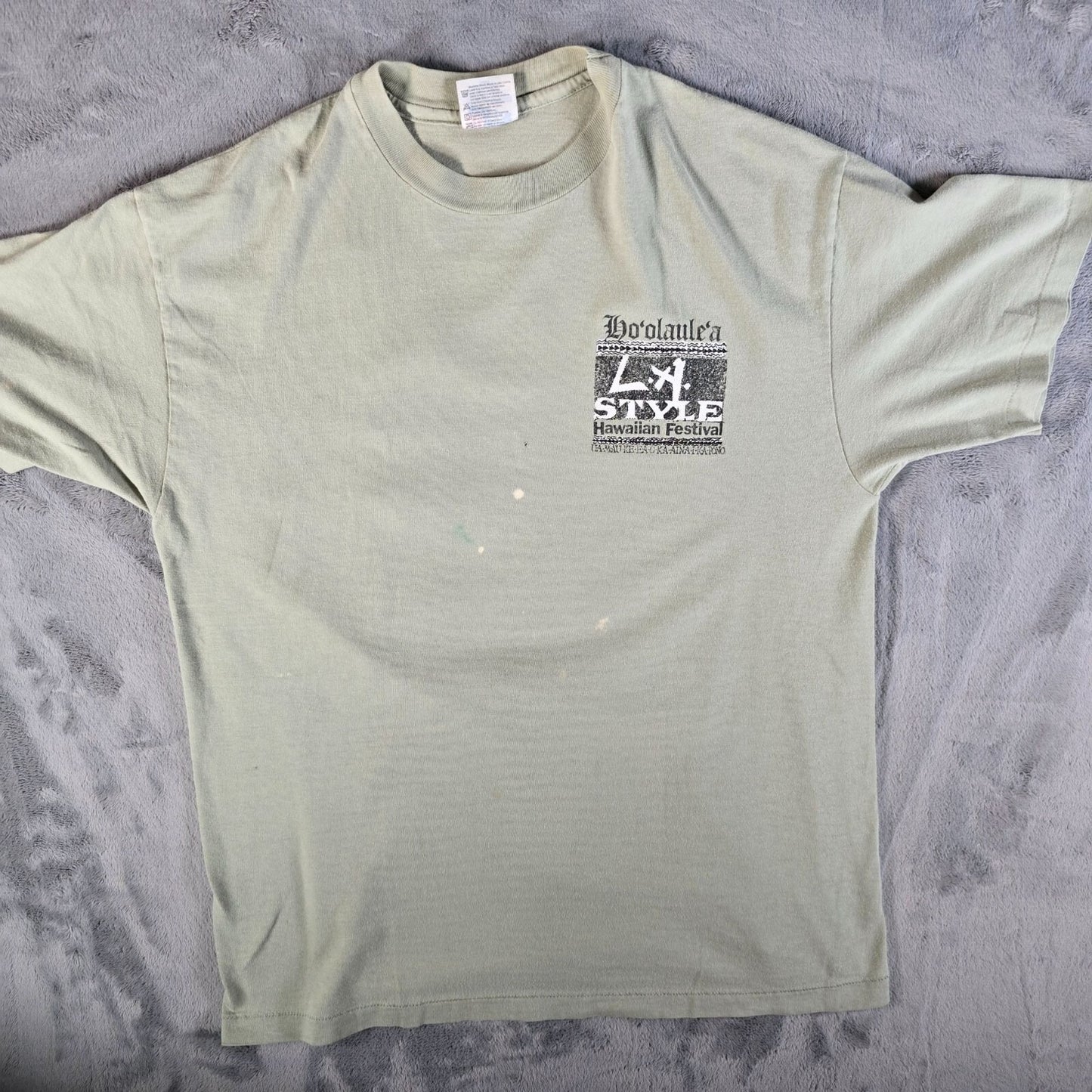 Vintage 1994 Ho'olaule'a Hawaiian Festival L.A. Style Lawndale CA T-Shirt (L)