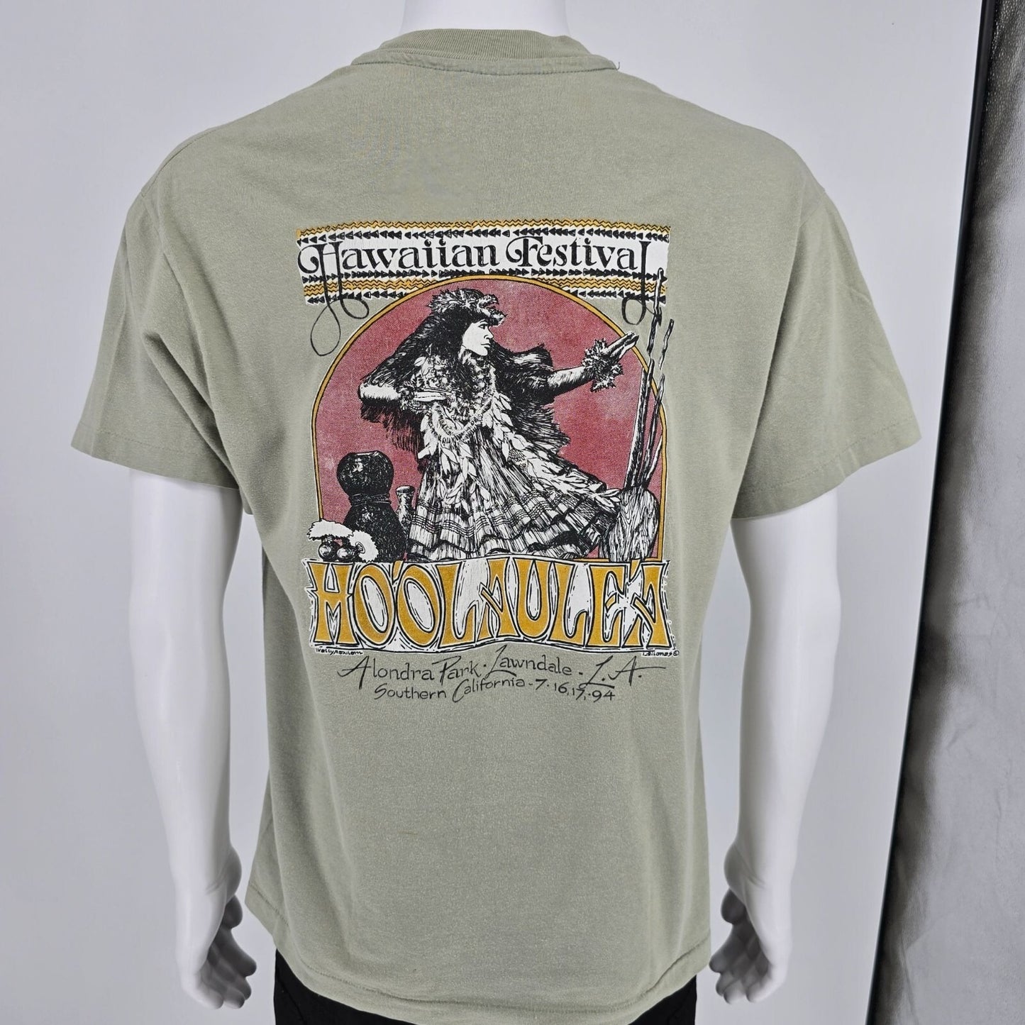 Vintage 1994 Ho'olaule'a Hawaiian Festival L.A. Style Lawndale CA T-Shirt (L)