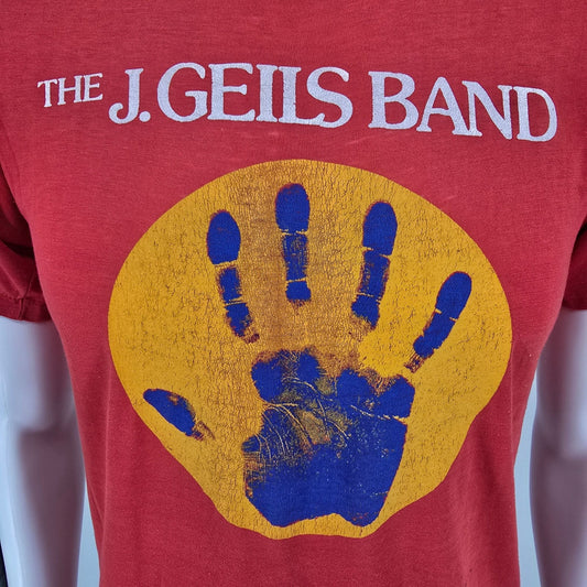 Vintage Late 1970s The J. Geils Band Sanctuary Album Graphic Band T-Shirt (S)