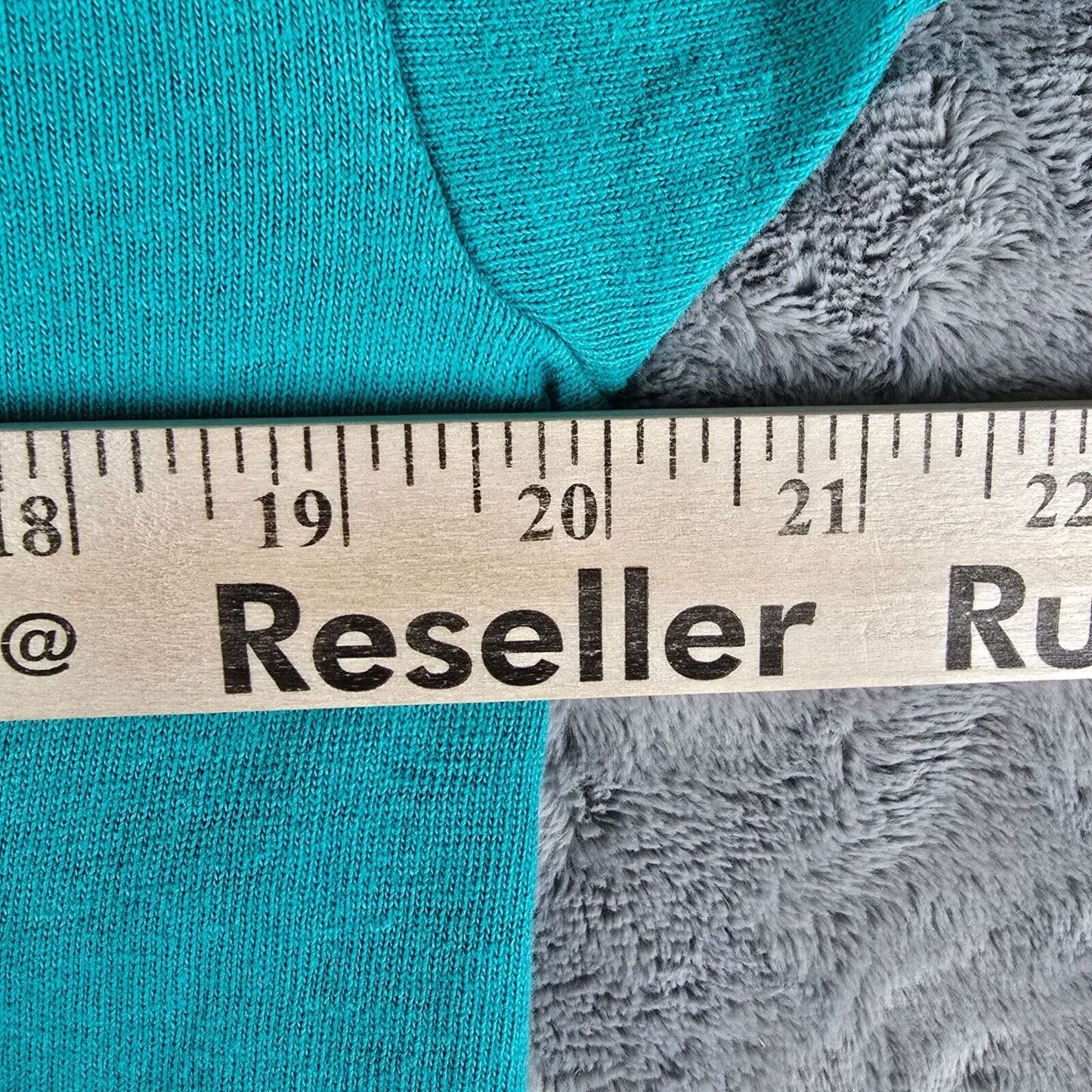 Distressed Vintage 1980s Champion Script Logo Single Stitch Teal T-Shirt (M)