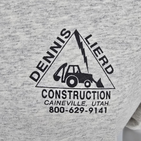 Vintage 1990s Hanes Dennis Lierd Construction Caineville, Utah T-Shirt (XL)