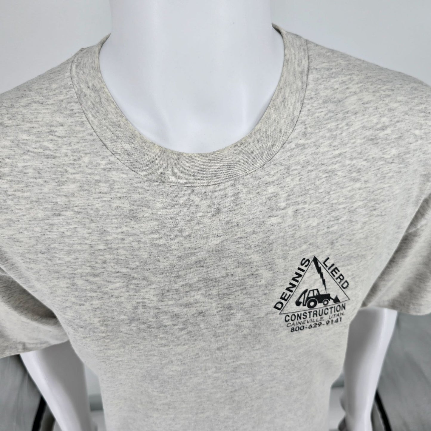 Vintage 1990s Hanes Dennis Lierd Construction Caineville, Utah T-Shirt (XL)
