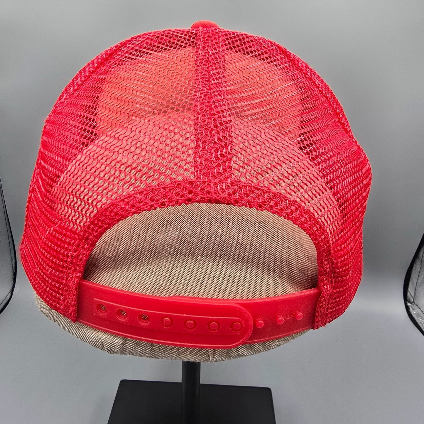 Bubu Stay Wild My Child Red & White Mesh Back Adjustable Kids' Trucker Hat