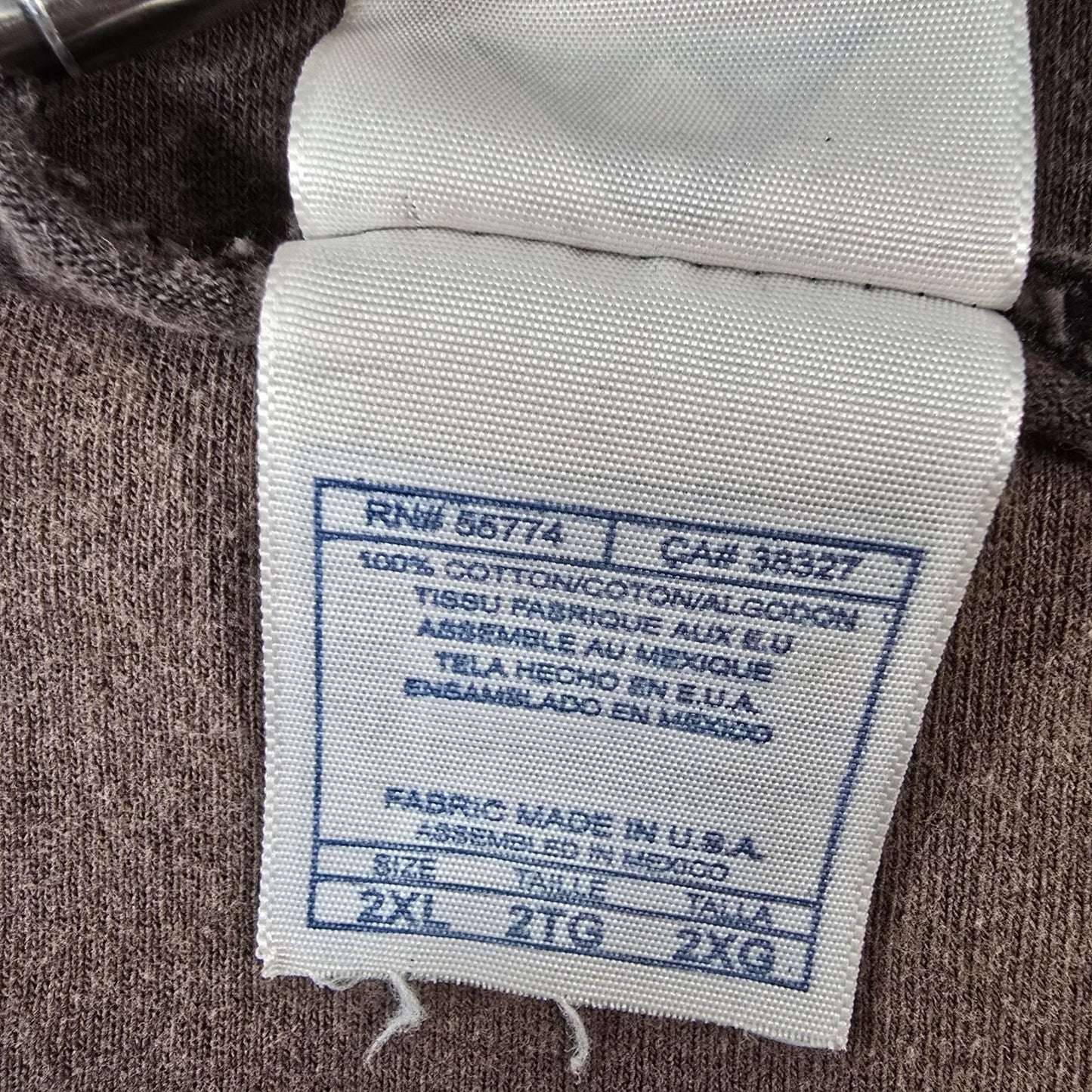 Vintage Y2K AAA Hawaiian Island Map Faded Brown Tourist Souvenir Tank Top (2XL)