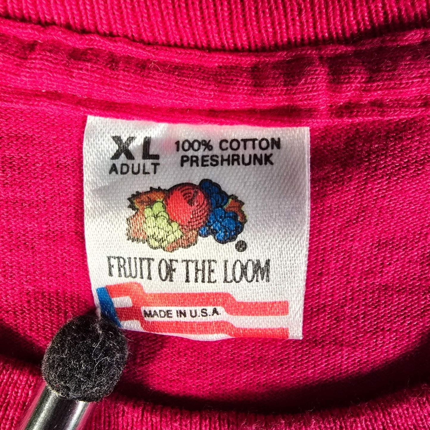 Vintage 1990s Fazoli's "Italian can be fun!" Single Stitch Fuschia T-Shirt (XL)