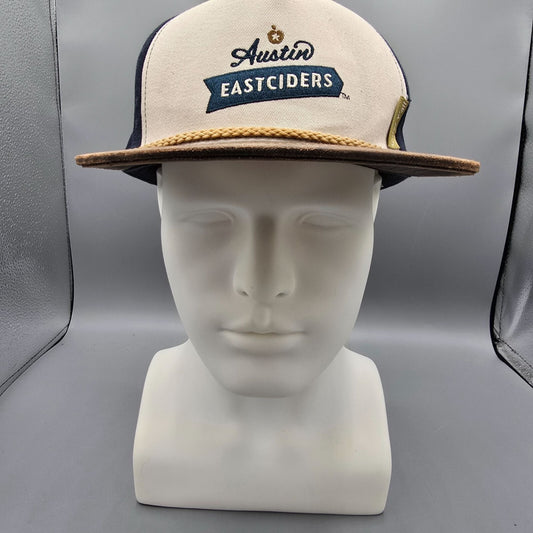 Austin Eastciders "Cider Y'all" Beige & Brown Cotton Snapback Five-Panel Hat