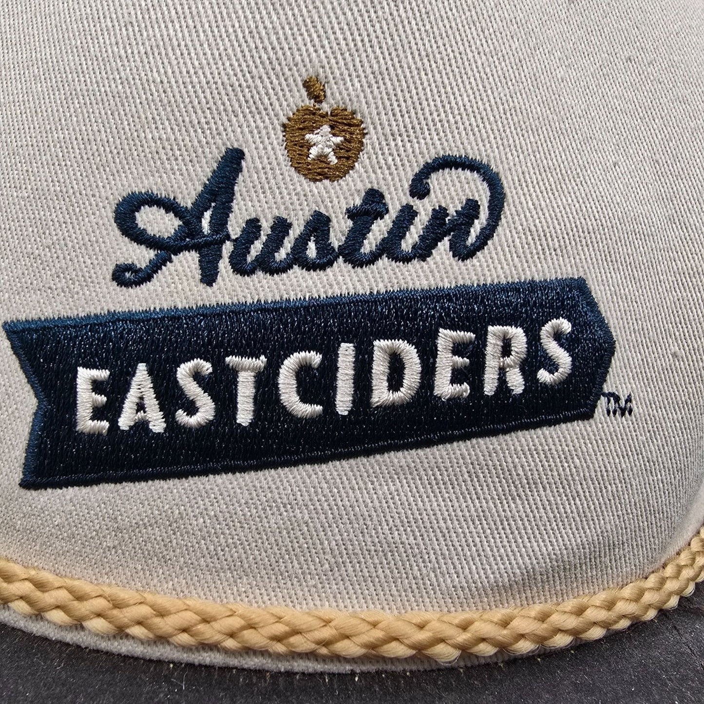 Austin Eastciders "Cider Y'all" Beige & Brown Cotton Snapback Five-Panel Hat
