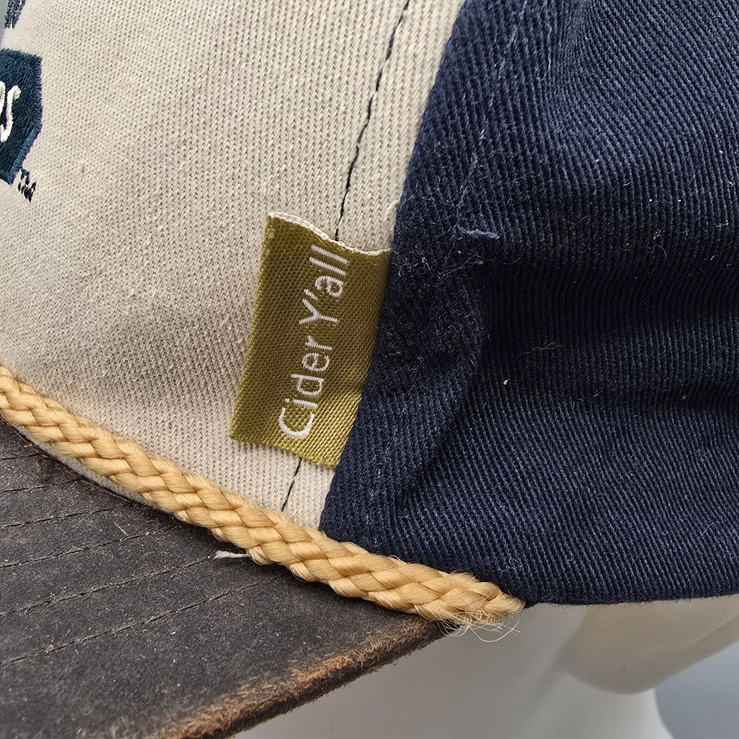 Austin Eastciders "Cider Y'all" Beige & Brown Cotton Snapback Five-Panel Hat