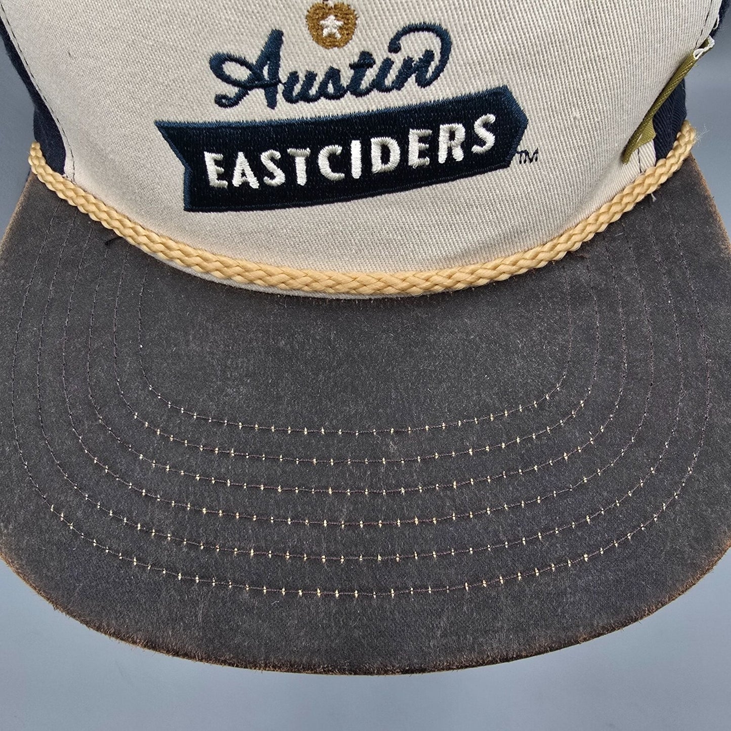 Austin Eastciders "Cider Y'all" Beige & Brown Cotton Snapback Five-Panel Hat