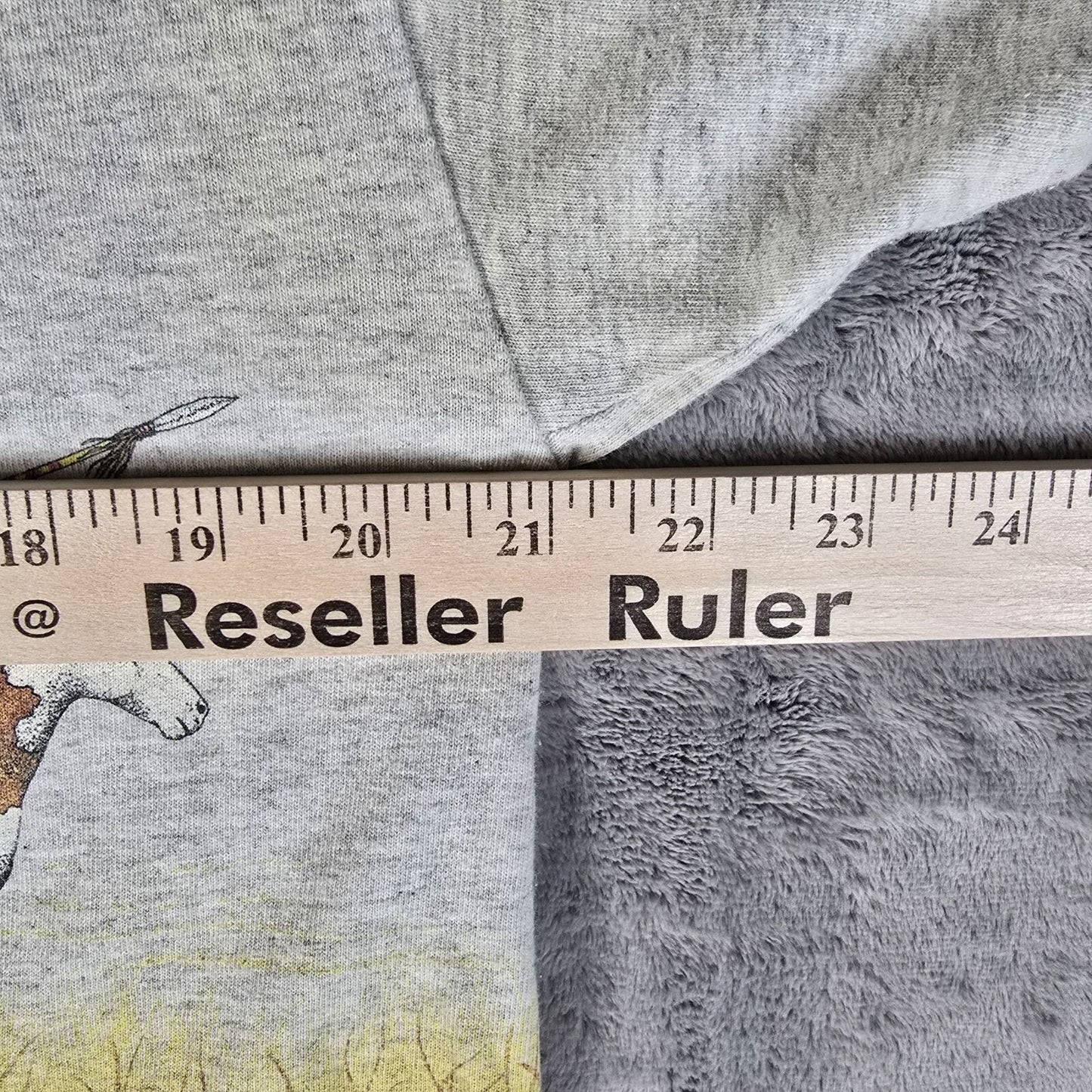 Distressed Vintage 1990s Habitat Native American Spirit Eagle Gray T-Shirt (L)
