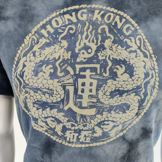 Lucky Brand Classic Fit Made in USA "Hong Kong" Graphic T-Shirt (Medium)