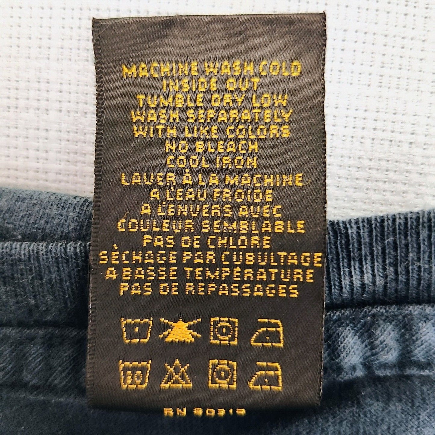 Lucky Brand Classic Fit Made in USA "Hong Kong" Graphic T-Shirt (Medium)