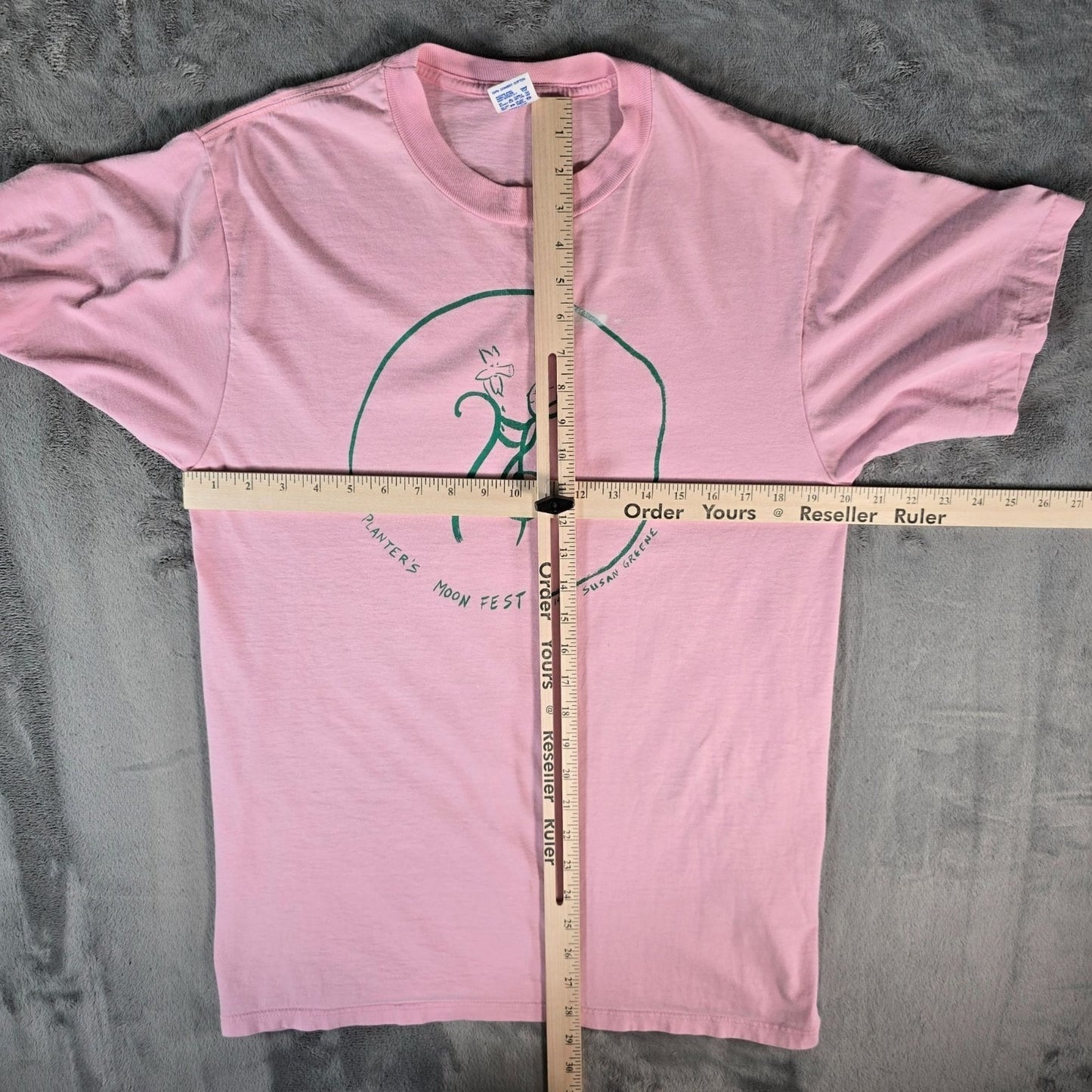 Vintage 1990s Jerzees Susan Greene "Planter's Moon Fest" 1992 Art T-Shirt (M)